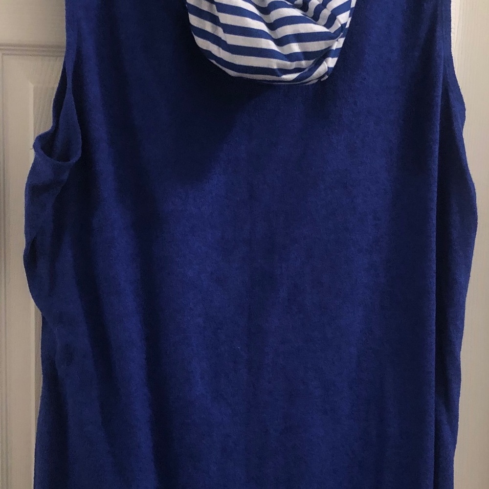 Swimsuit Cover-up-Royal blue